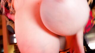Bouncy Big Boobs Blondie Rides A Hard Dick In Her Glory Hole