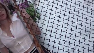 Grandmother's Secret - Old Man Fucks Teen Girl In Her Mature Step-Mom's Bed