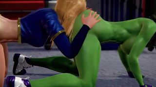Supergirl x Hulk - Epic Collaboration of Two Powerful Heroes