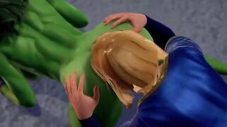 Supergirl x Hulk - Epic Collaboration of Two Powerful Heroes