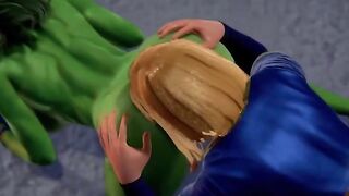 Supergirl x Hulk - Epic Collaboration of Two Powerful Heroes
