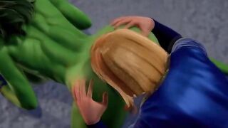 Supergirl x Hulk - Epic Collaboration of Two Powerful Heroes
