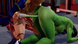 Supergirl x Hulk - Epic Collaboration of Two Powerful Heroes