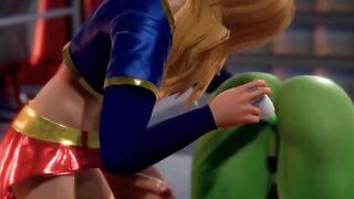 Supergirl x Hulk - Epic Collaboration of Two Powerful Heroes