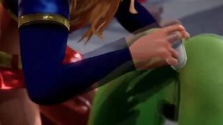Supergirl x Hulk - Epic Collaboration of Two Powerful Heroes