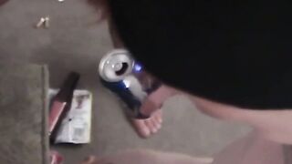 Threesome FFM - Big Dick Anal Sex with Hot Blonde & Petite Brunette