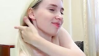 Teen Blondie's Hardcore Ride Ends With A Big Load On Her Perky Boobs