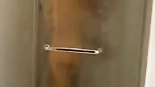 Asian office girl threesome fantasy with blowjob & cumshot