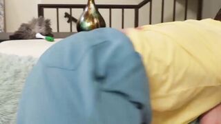 Step-Son's Throbbin' Sausage Feeds Mommy Bubble Butt & Creampies Her Pussy