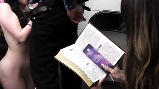 Thieves Get Their Just Deserts - Officer Mike Manicci Fucks Two Girls In A Threesome
