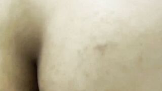 Point Of View - Greedy Bargirl Riding Old Man's Dick In Bathroom Quickie