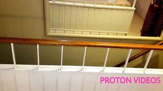 Fucking the Bombshell pornstar Pamela Santos on the backstage while
