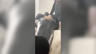 Sensory Deprivation Fetish inside Sleepsack with Estim and Clamps and