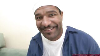 Into her First Interracial, Lana gets a Twat Full of