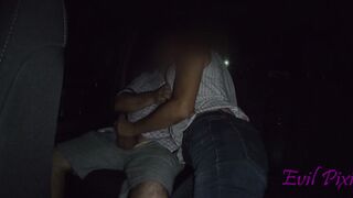 Jerking Random Strangers Cock into Backseat of Vehicle for Fun