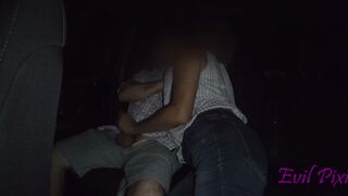 Jerking Random Strangers Cock into Backseat of Vehicle for Fun