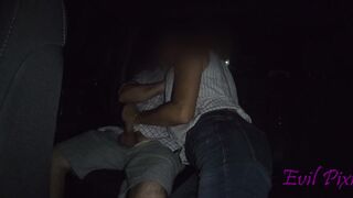 Jerking Random Strangers Cock into Backseat of Vehicle for Fun