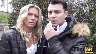 DEBT4k. La sposa ceca Claudia Macc scopata davanti al suo