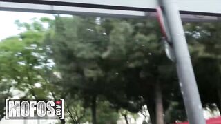 Thin European Blonde (Samantha Rone) Is Confronted By 1 Long