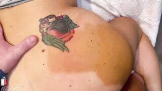 Cutie mom Fiance Gets Butt Eaten then Sucking Off Couple Penis