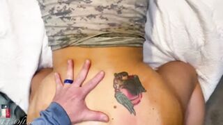 Cutie mom Fiance Gets Butt Eaten then Sucking Off Couple Penis