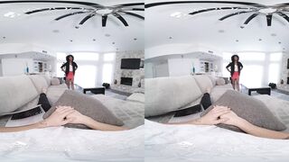 VR BANGERS Solid Lesson of Hardcore Sex with African mom