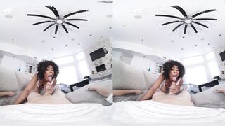 VR BANGERS Solid Lesson of Hardcore Sex with African mom