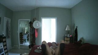 Secret Camera Catches Wifey Watching Porn with Ebony Vibrator