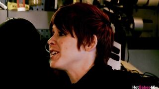 Officer Lily Cade Satisfies Jenna Sativa Into Garage!