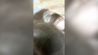 Little Blonde Nailed inside Mouth and Booty, Mfm Vibrator, double penetration