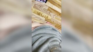 Little Blonde Nailed inside Mouth and Booty, Mfm Vibrator, double penetration