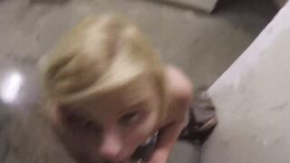 Adorable Amateur Huge Butt Blonde Eighteen Fucks Stranger for Money