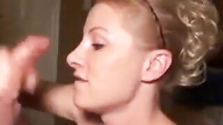 Amateur Babe Loves Big Dick - Homemade POV Blowjob & Facial