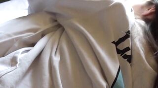 PetiteJapaneseTeen's Wet Pantie Adventure - Close-up Shower Masturbation