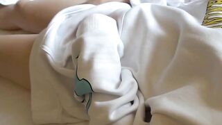 PetiteJapaneseTeen's Wet Pantie Adventure - Close-up Shower Masturbation