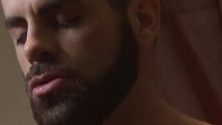 Ink-Slinger's Massage Session - Big Dick Riding Small Body Girl