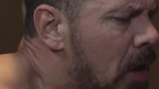 Ink-Slinger's Massage Session - Big Dick Riding Small Body Girl