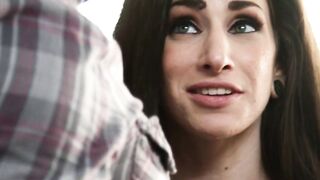 Sheena Rose's Deep Throat Blowjob & Hardcore Riding on Black Monster Dick