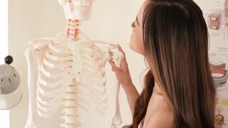 Petite Teen Slut Gets Examined By Huge Dick Doctor - POV Blowjob & Creampie