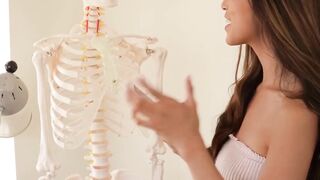 Petite Teen Slut Gets Examined By Huge Dick Doctor - POV Blowjob & Creampie