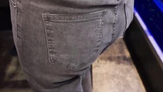 Public Tease - Busty Blonde Pornstar PhoebeBlue Sucks Hung Dude's Dick in Public