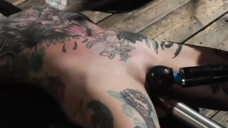 Kinky BDSM Dominatrix Turns Submissive Blonde Into A Squirming Mess