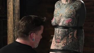 Kinky BDSM Dominatrix Turns Submissive Blonde Into A Squirming Mess
