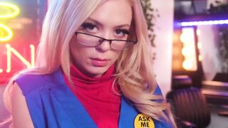 Barbie's Bounce House - Blondie Barbie Beach Fingered & Played By Older Guy