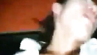 Korean secretary gets her pussy pounded hard in office doggy style