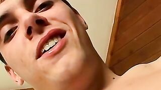 Hot Amateur Guy Jerks Off And JIZZES On His Own Face - POV Masturbation