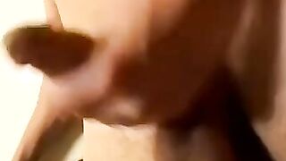Hot Amateur Guy Jerks Off And JIZZES On His Own Face - POV Masturbation