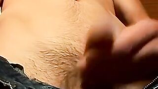 Hot Amateur Guy Jerks Off And JIZZES On His Own Face - POV Masturbation