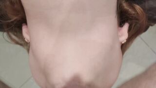 Point of View" Big Boob Blowjob Spectacular - Face Fucking Goddess with Huge Natural Breasts!