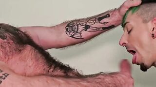 Hair Bear Bottom - Raw Anal Sex with Muscle Daddy & Twink